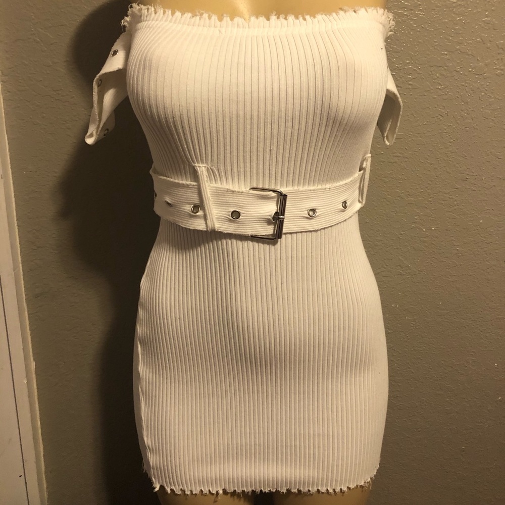 Akira white dress